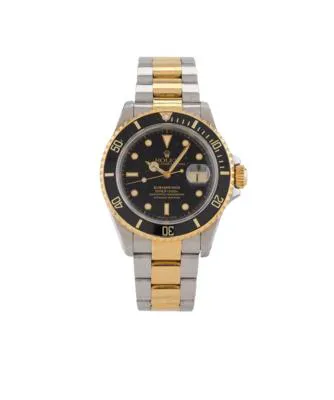 Rolex Submariner 16613 40mm Stainless steel and gold Black