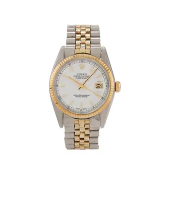 Rolex Datejust 36 16013 36mm Stainless steel and gold White