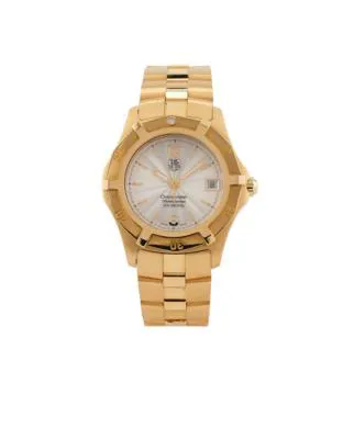 TAG Heuer 2000 WN5140 38mm Yellow gold Silver