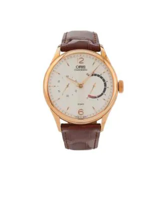 Oris Artelier 01 110 7700 6081 43mm Rose gold Silver