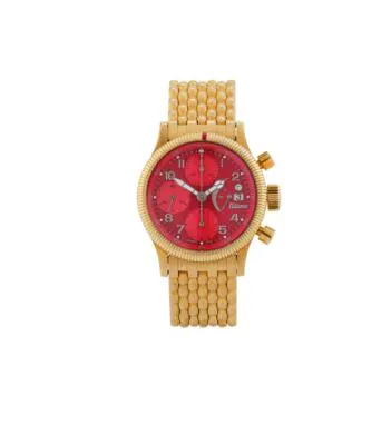 Tutima 39mm Yellow gold Red