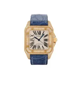 Cartier Santos 100 2880 Yellow gold Silver