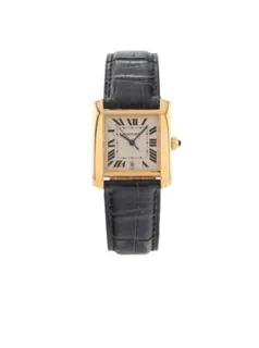 Cartier Tank Française 1840 Yellow gold Silver