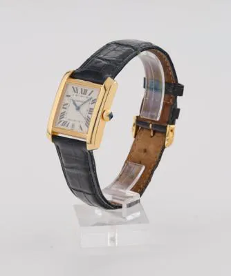 Cartier Tank Française 1840 28mm Gold Silver 1