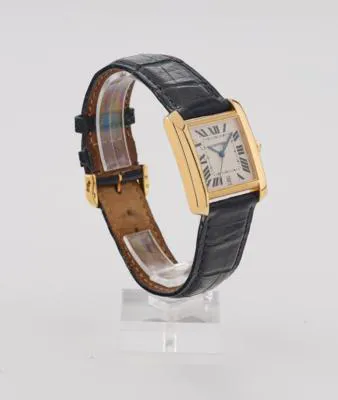 Cartier Tank Française 1840 28mm Gold Silver 2