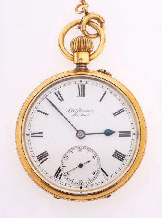 J.W. Benson 32mm Yellow gold