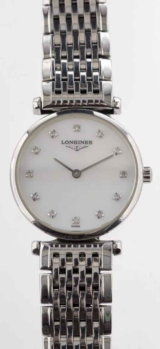 Longines La Grande Classique 24mm Stainless steel Mother-of-pearl
