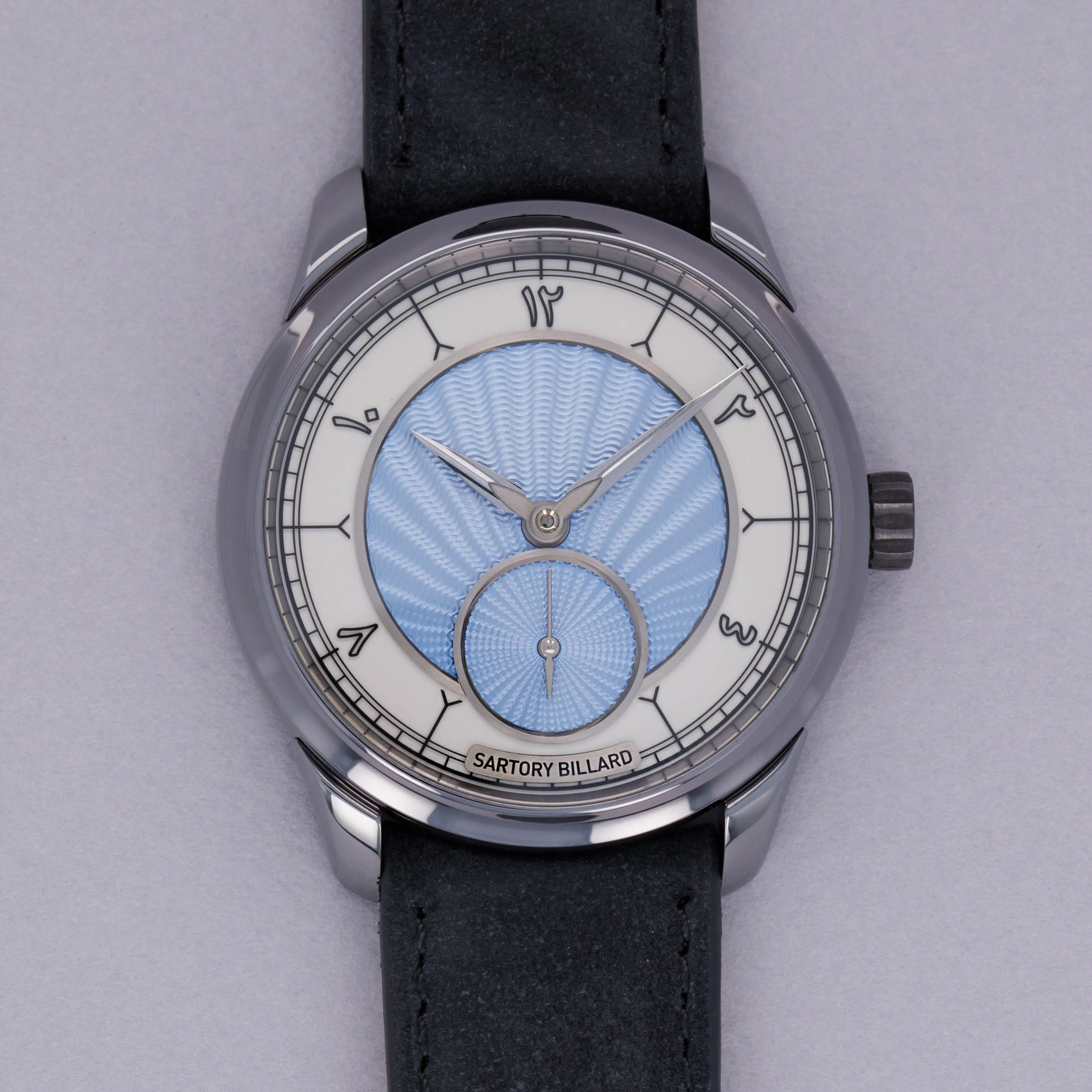 Sartory Billard SB05 SB05 38.5mm Tantalum Blue and white