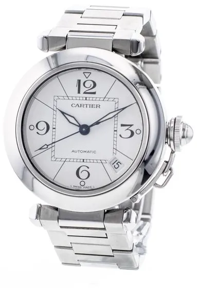 Cartier Pasha 2324 35mm Stainless steel White 1