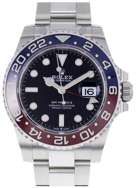 Rolex GMT-Master II 126710BLRO 40mm Stainless steel Black