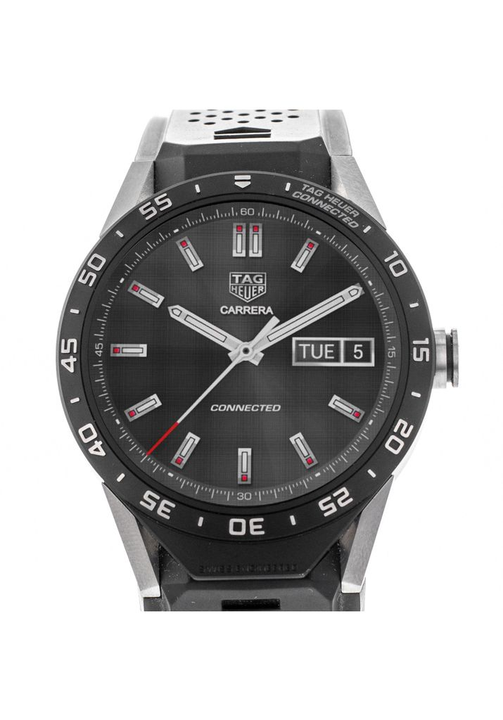 TAG Heuer Connected SAR8A80.FT6045 Titanium Black 2016 France Dealer EveryWatch