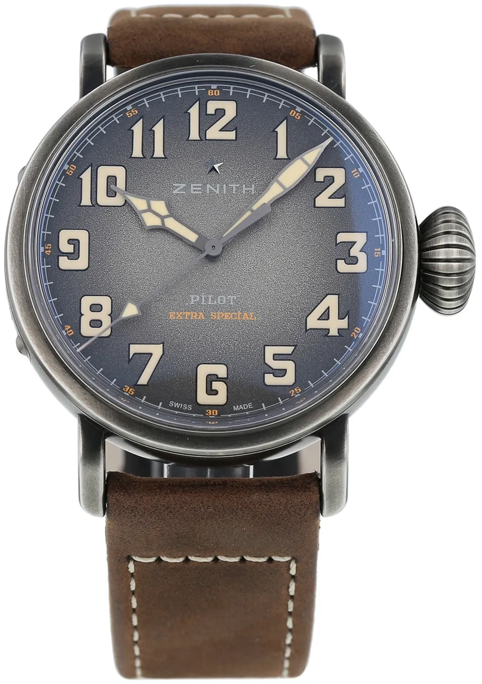 Zenith Pilot 11.2430.679/21.C801 45mm Stainless steel Gray