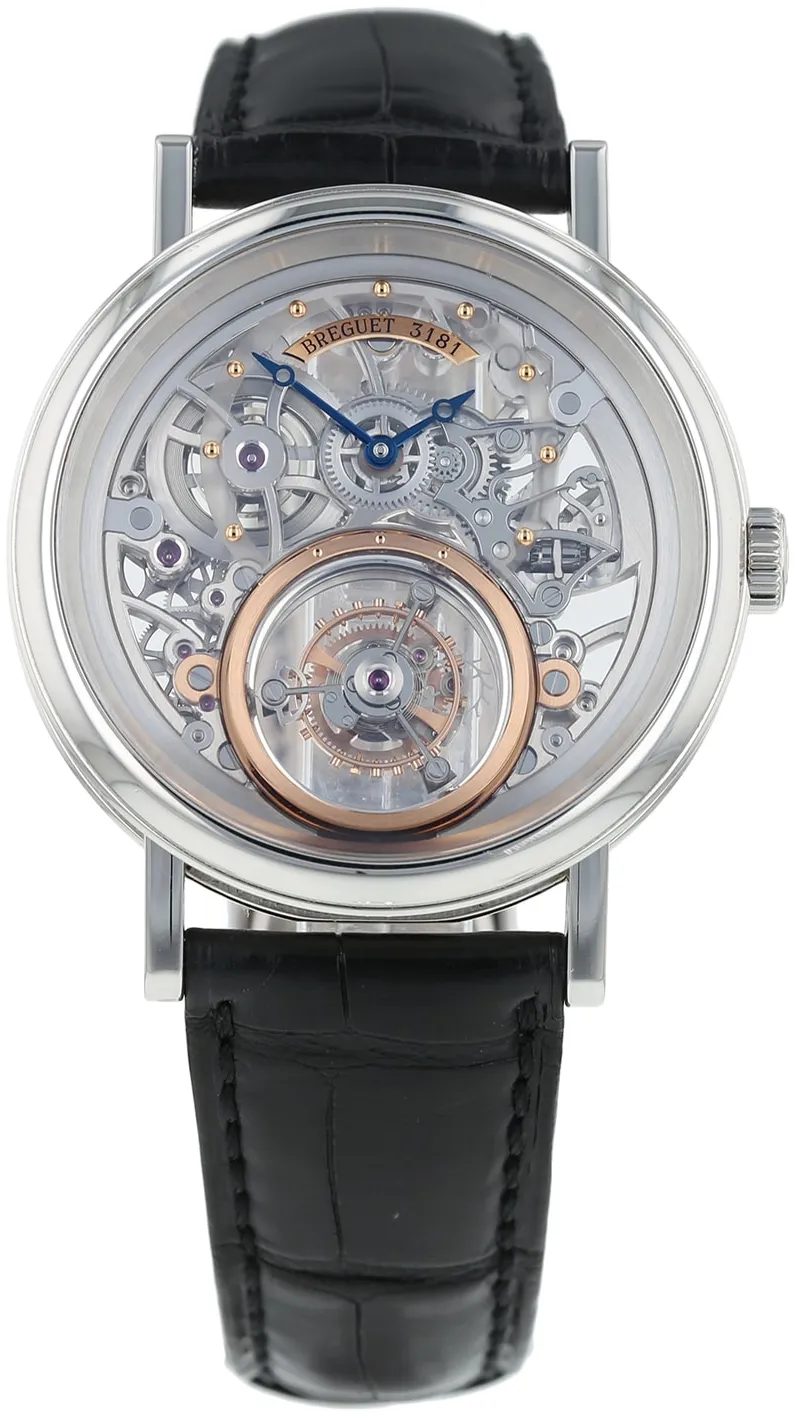 Breguet Classique Complications 5335PT/42/9W6 40mm Platinum Skeletonized