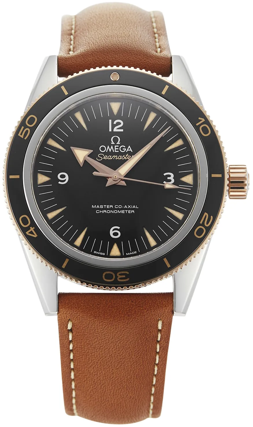 Omega Seamaster 300 233.22.41.21.01.002 41mm Rose gold and Stainless steel Black