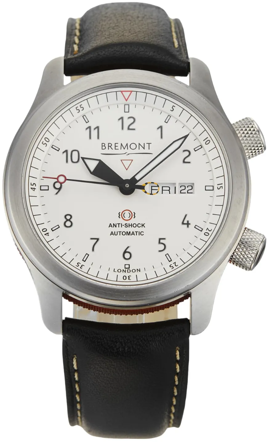 Bremont MBII 43mm Stainless steel White