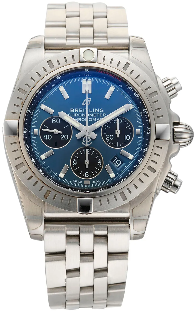 Breitling Chronomat AB0115101C1A1 44mm Stainless steel Blue