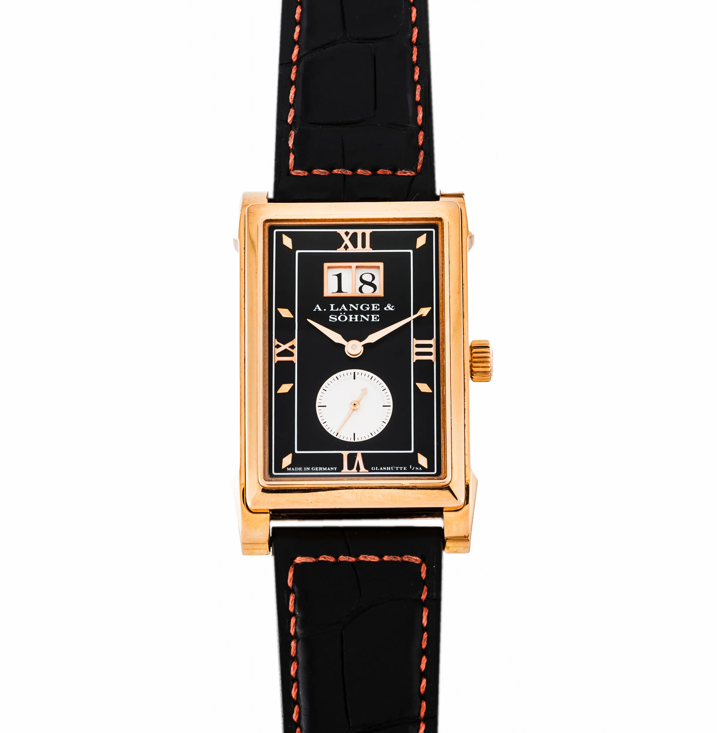 A. Lange & Söhne Cabaret 26mm Rose gold Black