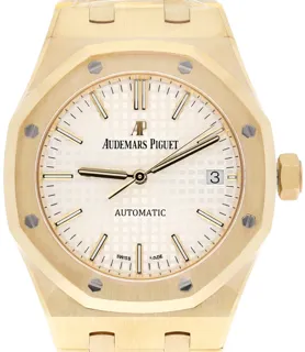 Audemars Piguet Royal Oak 15450BA.OO.1256BA.01 Yellow gold Silver