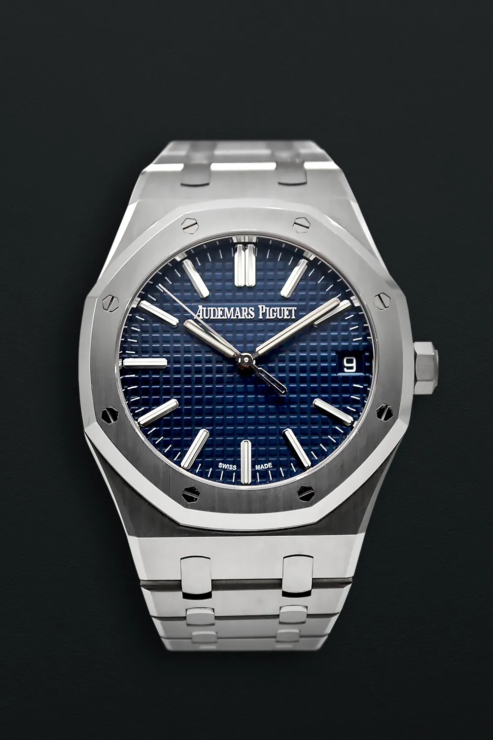 Audemars Piguet Royal Oak 15510ST.OO.1320ST.01 41mm White gold and Stainless steel Blue