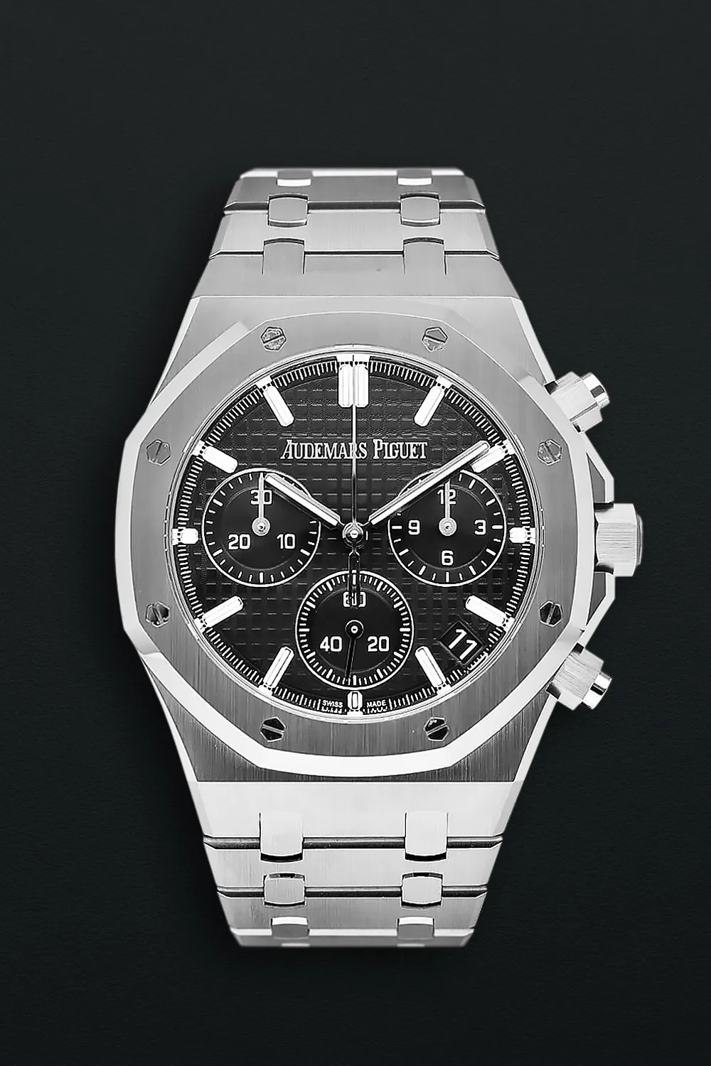 Audemars Piguet Royal Oak Chronograph 26240ST.OO.1320ST.02 41mm Stainless steel and white gold Black