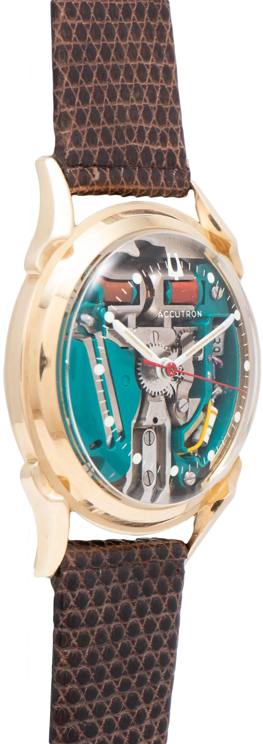 Bulova Acutron Spaceview 33mm Yellow gold Exotic 2