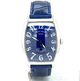 Franck Muller Retrograde White Gold 2852 White gold Blue