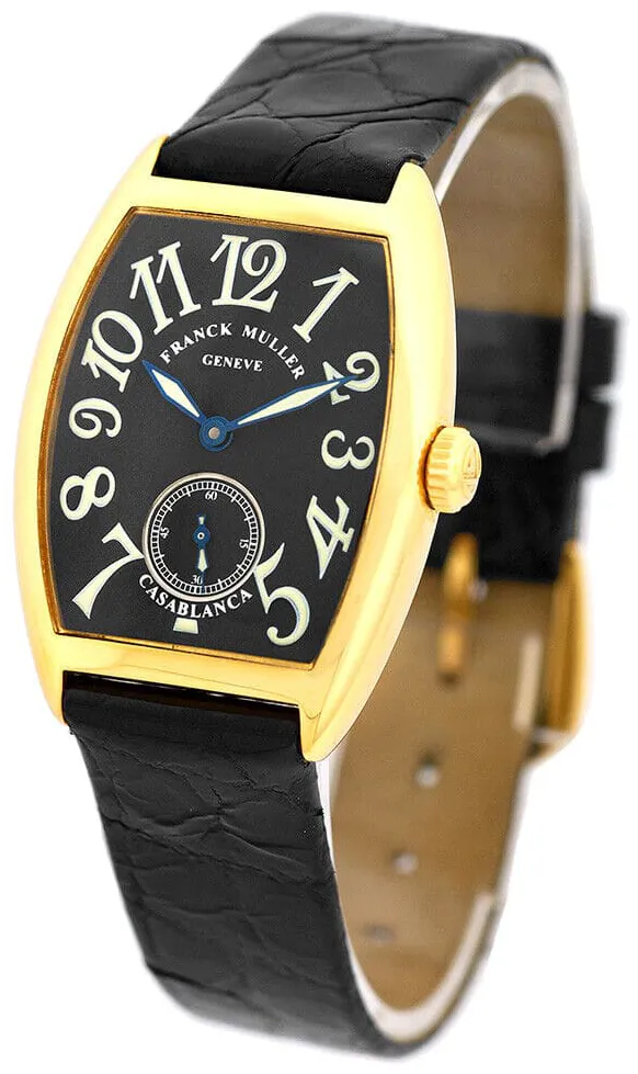 Franck Muller Casablanca 7501 S6 29mm Yellow gold Black