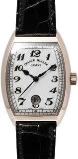 Franck Muller Cintree Curvex 7851 SC DT VIN 18k white gold White