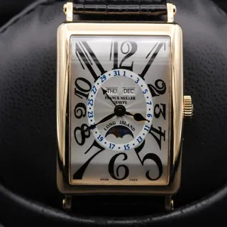 Franck Muller Long Island 1200 MC L Yellow gold Silver