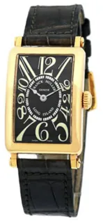 Franck Muller Long Island 900 QZ Yellow gold Black