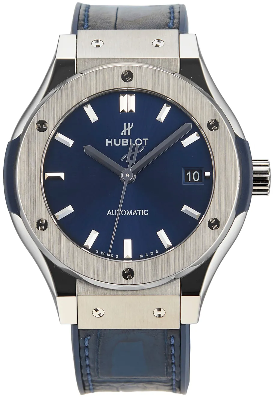 Hublot Classic Fusion Blue 565.NX.7170.LR 38mm Titanium Blue