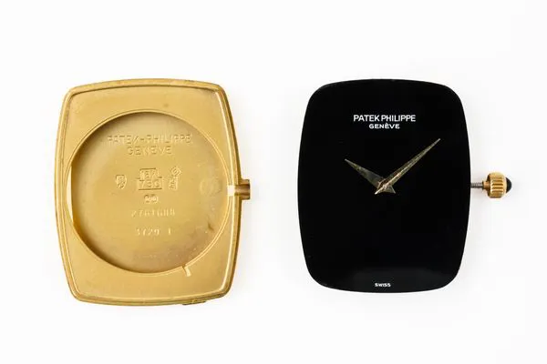 Patek Philippe Ellipse 3739 30mm 18k gold Onyx 3