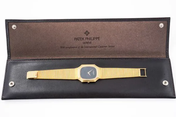 Patek Philippe Ellipse 3739 30mm 18k gold Onyx 11