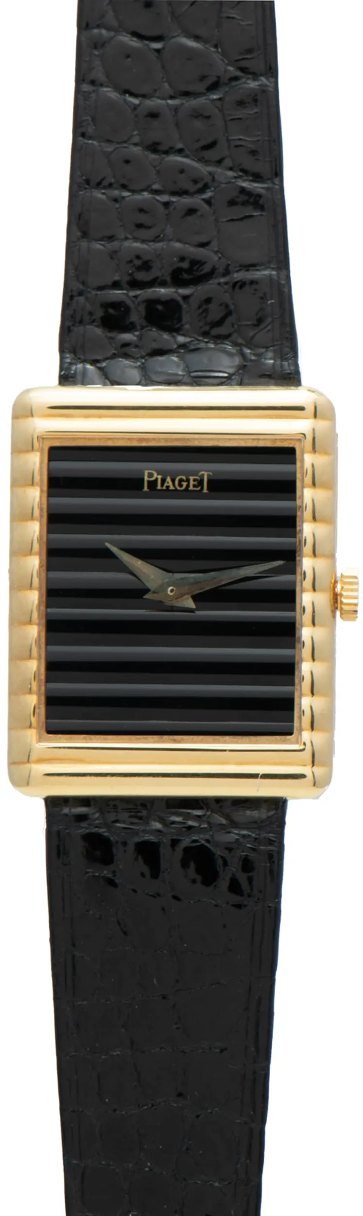 Piaget Tank 20mm Yellow gold Black