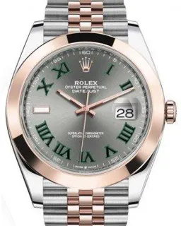 Rolex Datejust 41 126301 Rose gold and Stainless steel Gray