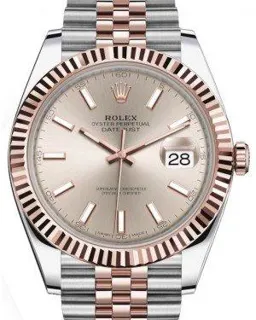 Rolex Datejust 41 126331 Rose gold and Stainless steel Gray