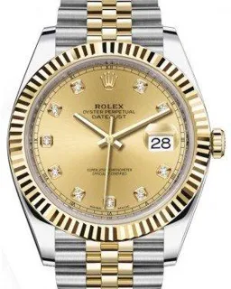 Rolex Datejust 41 126333 Yellow gold and Stainless steel Champagne