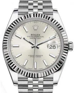 Rolex Datejust 41 126334 White gold and Stainless steel Silver