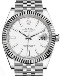 Rolex Datejust 41 126334 White gold and Stainless steel White