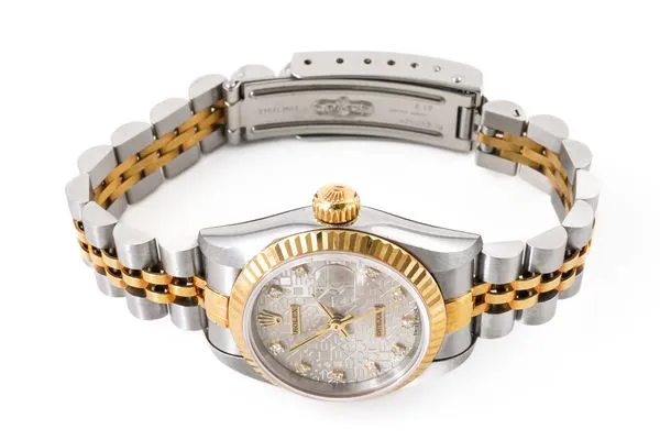 Rolex Lady-Datejust 69173 25mm Steel and gold Silver Diamond 1