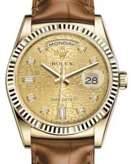 Rolex Day-Date 36 118138 Yellow gold Champagne