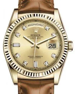 Rolex Day-Date 36 118138 Yellow gold Champagne