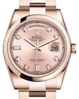 Rolex Day-Date 36 118205 Rose gold Pink