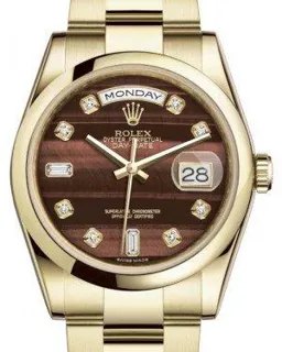 Rolex Day-Date 36 118208 Yellow gold Bull's Eye