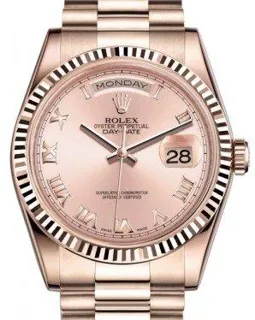 Rolex Day-Date 36 118235 Rose gold Pink