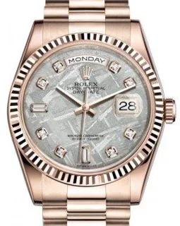 Rolex Day-Date 36 118235 Rose gold Gray