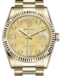 Rolex Day-Date 36 118238 Yellow gold Champagne