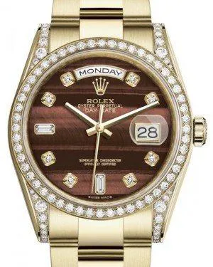 Rolex Day-Date 36 118388 36mm Yellow gold and Diamond Bull's Eye