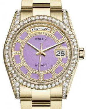 Rolex Day-Date 36 118388 36mm Yellow gold and Diamond Purple