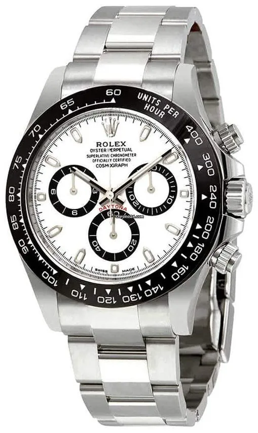 Rolex Daytona 116500LN 40mm Stainless steel White